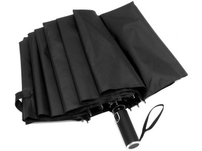 Зонт мужской семейный Robin черный, 12 спиц, полный автомат, 3 сл., арт.900